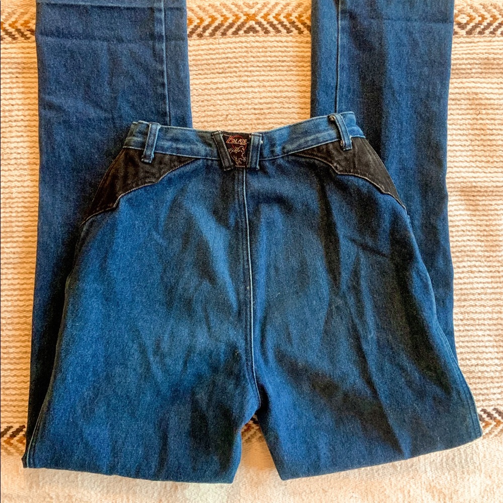 Vintage Blaze Bareback Two-toned Jeans